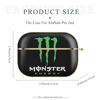 Amazon | Air Pods Pro2 ケース ロゴモンスターエナジー AirPods